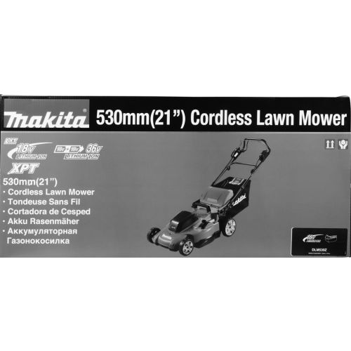 Tondeuse à gazon 2x18V LXT 53cm (sans batterie ni chargeur) - MAKITA - DLM539Z pas cher Secondaire 17 L