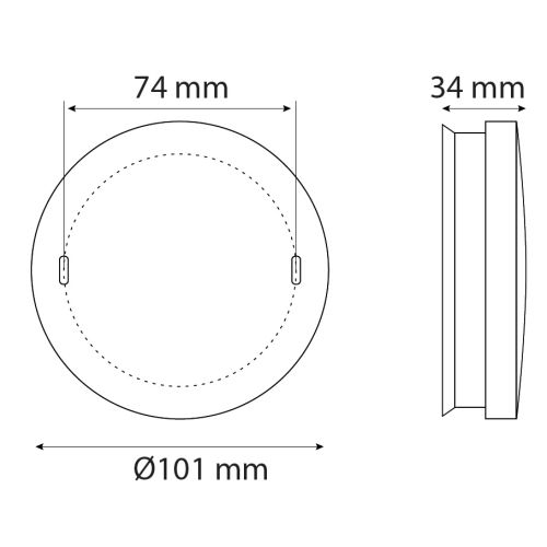 Détecteur de fumée PROTECK slim - MIIDEX LIGHTING - 100966 pas cher Secondaire 4 L