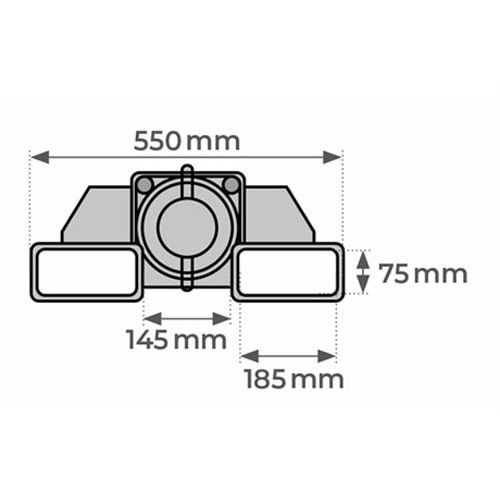 Eperon charge cylindrique Stockman enfourchable 510 kg - EPG500F photo du produit Secondaire 1 L