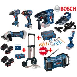 PACK 18V 6 OUTILS + 3 BOSCH pas cher Principale M