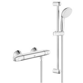 Mitigeur thermostatique douche GROHTHERM 1000 Grohe 1/2''+ ensemble de douche - 34825001 pas cher Principale M