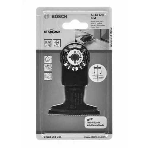 Lame plongeante de scie oscillante BIM AII 65 APB Wood and Metal - BOSCH - 2608661781 pas cher Secondaire 4 L