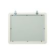 Miroir sanitaire 280 x 360 mm avec cadre PVC blanc SOCOMIX MP 54-EVO photo du produit Secondaire 1 S