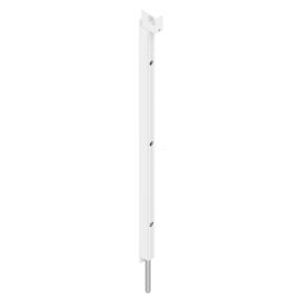 Verrou applique + tige en inox L500mm laqu&eacute; blanc RAL9010 - LA CROISEE DS - DS6943-036 pas cher Principale M