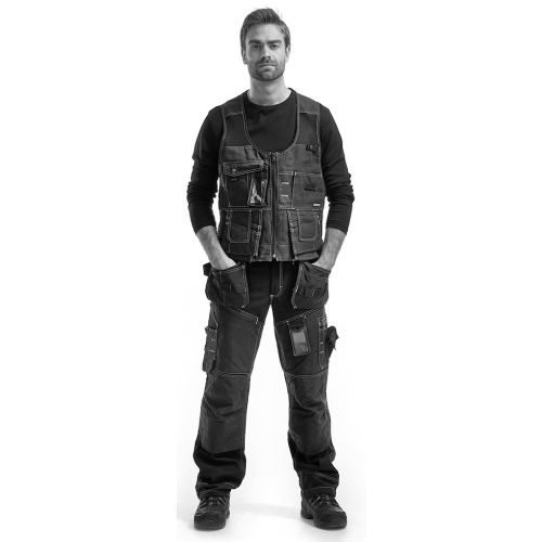 Gilet porte-outils X1500 polycoton noir TS - BL&Aring;KL&Auml;DER - 310013809900S pas cher Secondaire 5 L