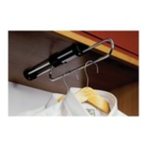 Porte cintre extensible peint en aluminium chromé longueur 300mm - EMUCA – 6210925 pas cher Secondaire 1 L