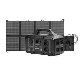 Pack station énergie portative IZYWATT 1200 + panneau solaire 160W pliant Orium - 39218 pas cher Principale M