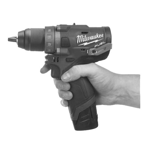 Perceuse-visseuse à percussion M12 FPD-402X + 2 batteries 4 Ah + chargeur + coffret HD-Box - MILWAUKEE TOOL - 4933459804 pas cher Secondaire 7 L