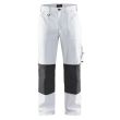 Pantalon de peintre blanc/gris foncé taille 40L - BLÅKLÄDER - 109112101098C146 pas cher