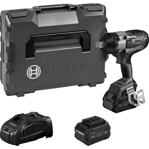 Boulonneuse 18V GDS 18V-1050 H Professional + 2 batteries ProCore 5,5 Ah + chargeur + L-BOXX - BOSCH - 06019J8503 pas cher