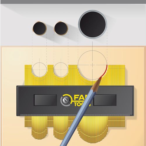 Copieur de contour 125 mm FARTOOLS 116524 photo du produit Secondaire 1 L