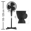 Ventilateur sur pied noir 3 vitesses hauteur réglable TVE 18 S - TROTEC - 11/3050N pas cher Secondaire 1 S