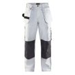 Pantalon peintre à poches flottantes blanc/gris foncé taille 40L - BLÅKLÄDER - 153112101098C146 pas cher
