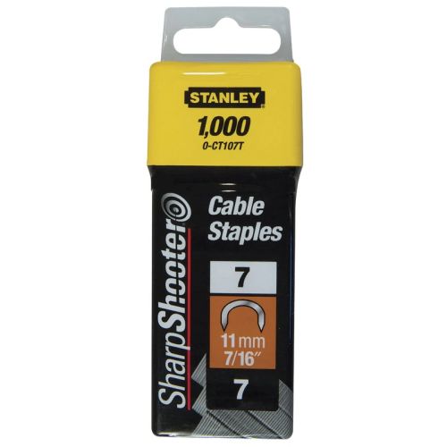 Agrafes cavaliers 10 mm type 7 boîte de 1000 STANLEY 1-CT106T photo du produit Secondaire 2 L