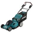 Tondeuse tractée LXT 36V (2x18V) 48cm + 2 batterie 5.0Ah + chargeur - MAKITA - DLM481CT2 pas cher