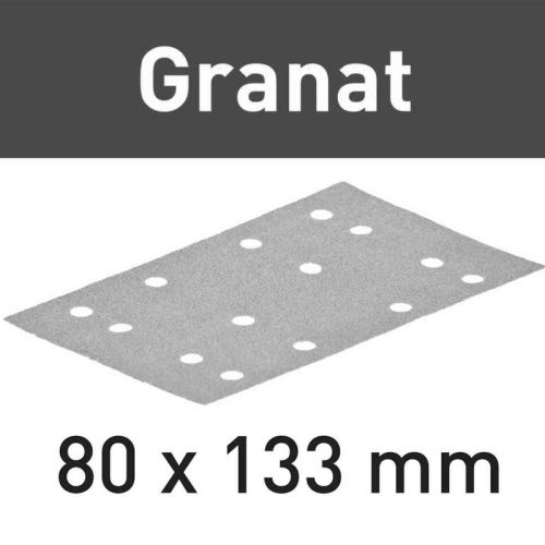 Abrasifs GRANAT 80x133mm P100 GR/100 - FESTOOL - 499628 pas cher