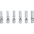 Module de 6 douilles à bougie 3/8 '' articulées 8 à 16 mm KS TOOLS 500.7300 photo du produit Secondaire 1 S