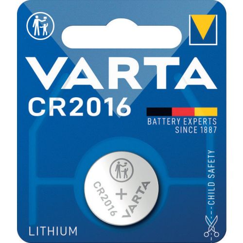 Pile bouton lithium 3 V CR2016 VARTA 6_016_101_401 photo du produit Principale L