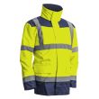 Veste KANATA PU HI-VIZ 3M jaune fluo/marine TS - COVERGUARD - 7KANYS pas cher