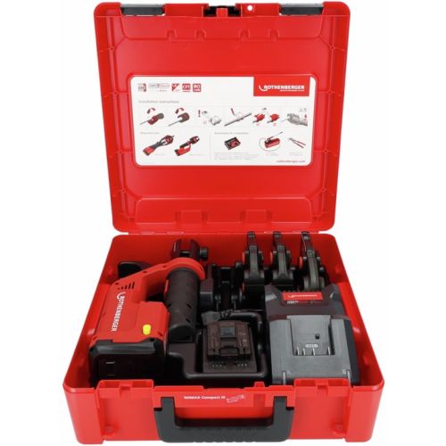 Sertisseuse 18 V ROMAX COMPACT III Set TH16-20-26 + 1 batterie 2 Ah + chargeur EU ROTHENBERGER 1000004280 photo du produit