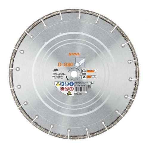 Disque à découper diamant universel 350 mm/14'' DG80 - STIHL - 0835-070-7000 pas cher Principale L