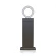 Potelet rectangle RING Miidex Lighting 12 W diffuseur rond gris IP54 - 67754 photo du produit Secondaire 1 S