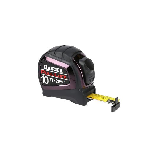 Mètre ruban 10m x 25mm 'Pull Lock' - HANGER - 100043 pas cher Secondaire 3 L