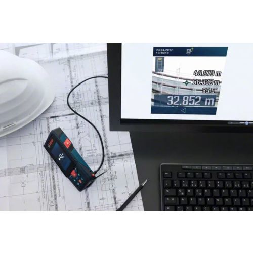 Télémètre laser caméra GLM120C + trépied BT150 en boîte carton BOSCH 0601072F01 photo du produit Secondaire 3 L