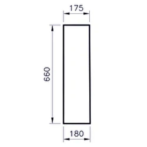 Colonne blanche INTEGRA 60cm VITRA 6936L003-7035 photo du produit Secondaire 1 L