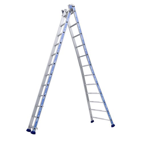 Echelle Platinium transformable 2 plans 4 m 04 EN-131-2 TUBESCA-COMABI 2442608 photo du produit Secondaire 16 L