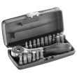 Coffret porte-embout cliquet 1/4'' + 22 embouts - FACOM - R.PE360J22PB pas cher