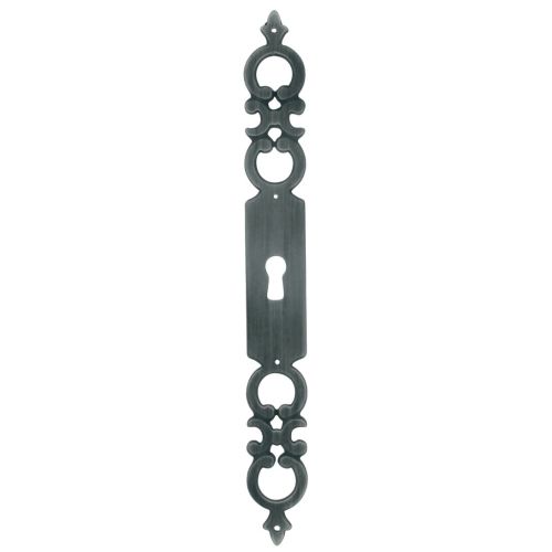 Entrée de clé zamak 344 fer patiné argent vieilli 185mm - BROS - 344Z18 pas cher Principale L