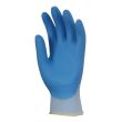 Gants nylon enduit mousse de nitrile respirant bleu clair/bleu ciel T8 EUROTECHNIQUE 6338 photo du produit Secondaire 1 S