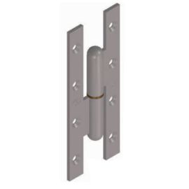 Paumelle Monin 6004 bout carré gauche NF 110 x 50 mm - 611150 pas cher Principale M