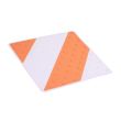 Dalle podotactile intérieure et extérieure orange/blanc - NOVAP - 6102052 pas cher