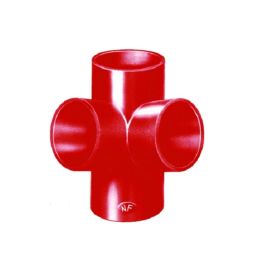 Culotte double d'&eacute;querre SMU 87&deg;30 Dn 100 SPMC Lossignol - FTB02345 photo du produit Principale M