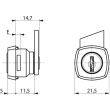 Batteuse type 16600-01 demi-tour 2 sortie de clé - RONIS - 16778 pas cher Secondaire 1 S