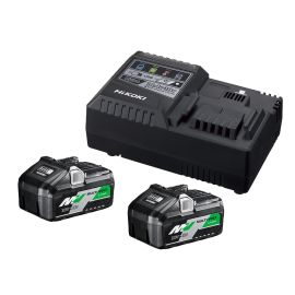 Booster pack 2 batteries Multi-Volt Hikoki 18 - 36 V / 8 - 4 Ah + chargeur UC18YSL3 - UC18YSL3WFZ photo du produit Principale M