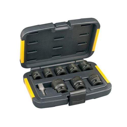 Coffret de 8 douilles à chocs et accessoire 10 à 27 mm DEWALT DT7507-QZ photo du produit Principale L