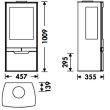 Poêle à bois ZINC 1009x457x355 - PANADERO - 18100 pas cher Secondaire 2 S