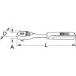 Cliquet ULTIMATE extra-plat 72 dents 1/2 '' KS TOOLS 920.1200 photo du produit Secondaire 1 S