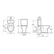 Pack WC blanc sans bride PATIO sortie horizontale JACOB DELAFON E20208-00 photo du produit Secondaire 1 S