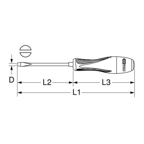 Tournevis ULTIMATEMAX fente 150 x 8 mm KS TOOLS 922.6105 photo du produit Secondaire 1 L