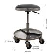 Tabouret de mécanicien STOCKMAN TAB photo du produit Secondaire 1 S