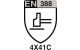 Picto EN 388 4X41C