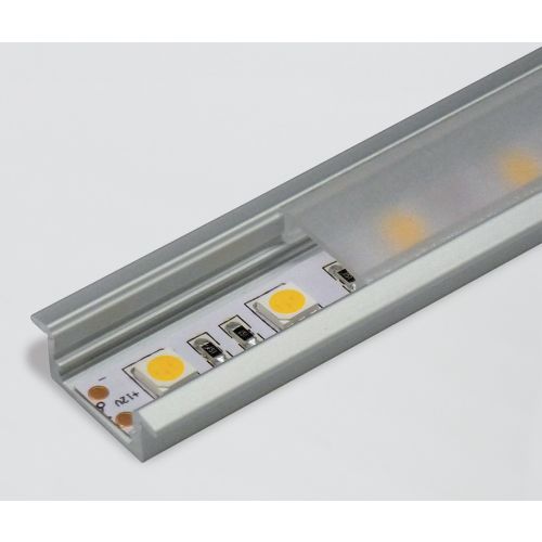 Profil de diffusion encastré opaque pour bandes LED 2 m LMC PRO201OPA photo du produit Secondaire 5 L