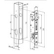 Serrure à encastrer FORTYLOCK tout en inox 20mm pour profil 40mm - LOCINOX - P00007978 pas cher Secondaire 1 S