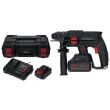 Perforateur SDS-Plus 18 V HX18-22X5 + 2 batteries 5 Ah + chargeur + Hangbox HANGER 401201 photo du produit
