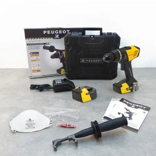 Perceuse à percussion 18 V EnergyDrill-18VPBL4 + 2 batteries 4 Ah + chargeur rapide + coffret PEUGEOT OUTILLAGE 250326 photo du produit Secondaire 10 L