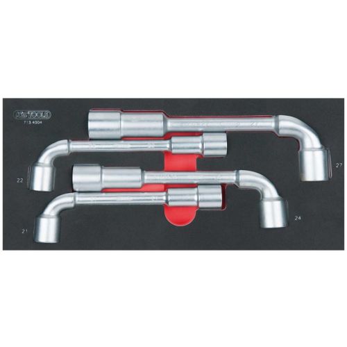 Module de clés à pipe débouchées 6 pans 4 pièces KS TOOLS 713.4004 photo du produit